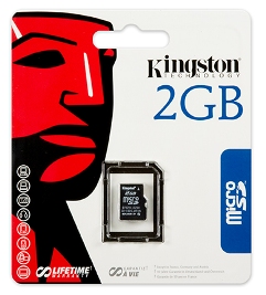micro SD Kingston 2 Gb без адаптера